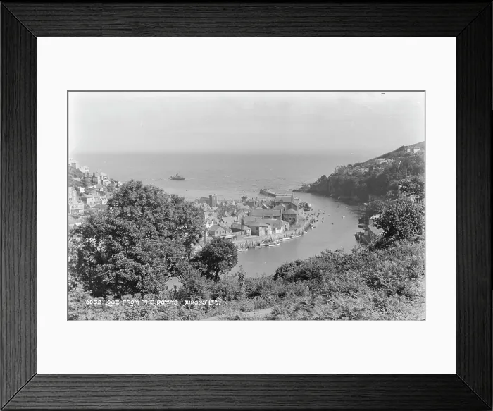 Framed Print : View of Looe from the Points Framed Print : View of Looe from the Points