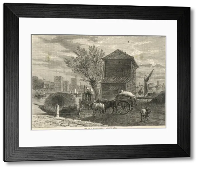 Framed Print : London Horse Ferry Framed Print : London Horse Ferry