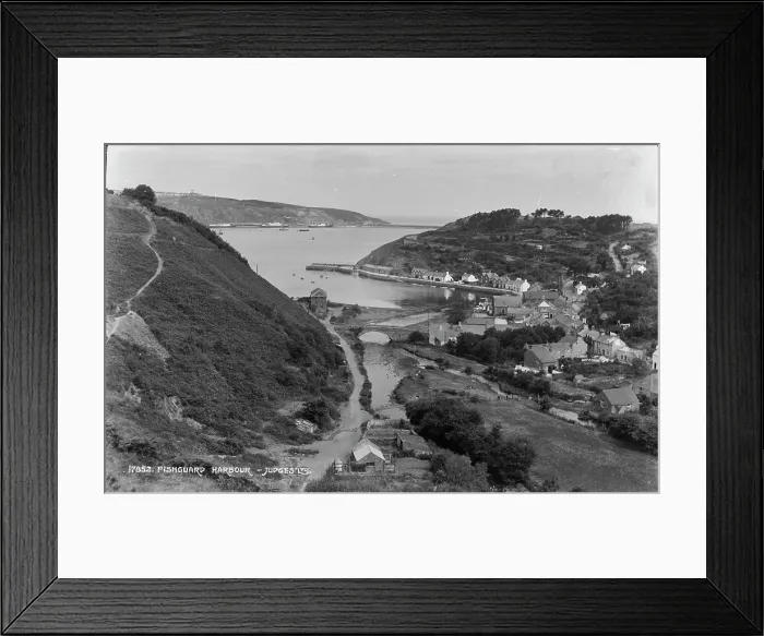 Framed Print : Fishguard Harbour Framed Print : Fishguard Harbour
