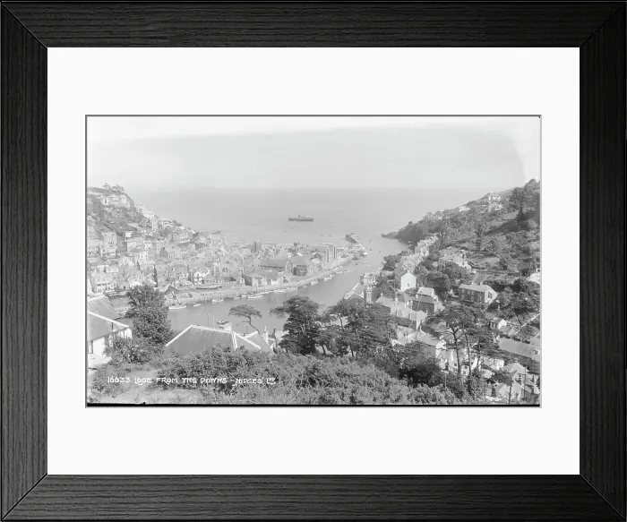 Framed Print : View of Looe from the Points Framed Print : View of Looe from the Points