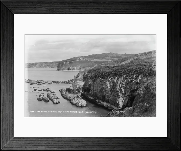 Framed Print : The Coast at Fishguard Framed Print : The Coast at Fishguard
