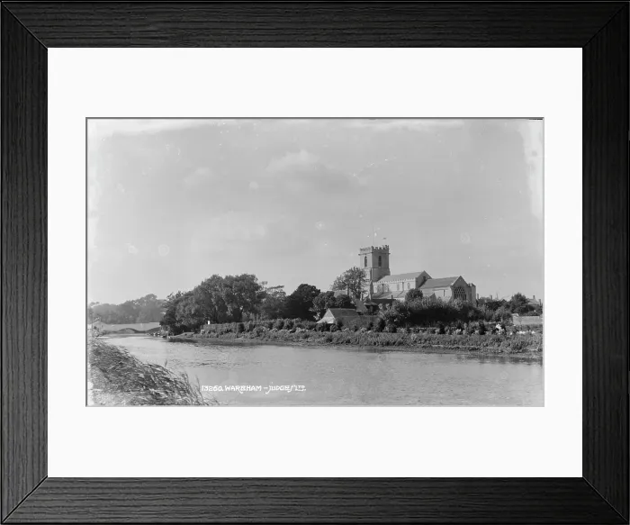 Framed Print : Scenic View of Wareham Church Framed Print : Scenic View of Wareham Church