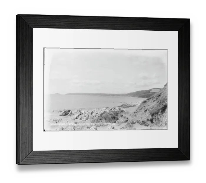 Framed Print : Across the Bay, Downderry Framed Print : Across the Bay, Downderry