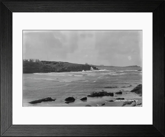 Framed Print : Coastal View at Porth Framed Print : Coastal View at Porth