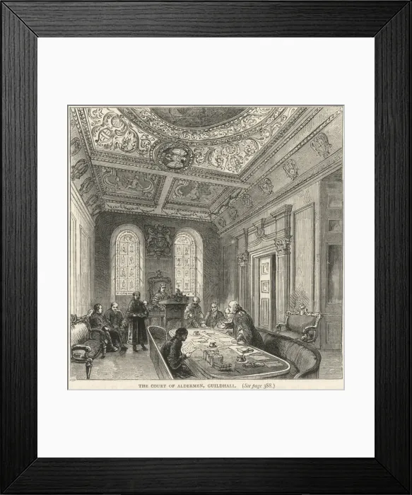 Framed Print : Guildhall Aldermen Framed Print : Guildhall Aldermen