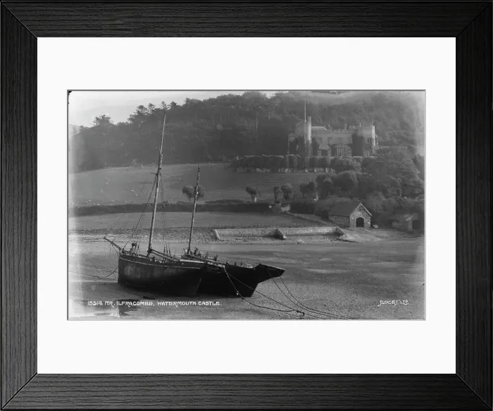 Framed Print : Watermouth Castle and Ship Framed Print : Watermouth Castle and Ship