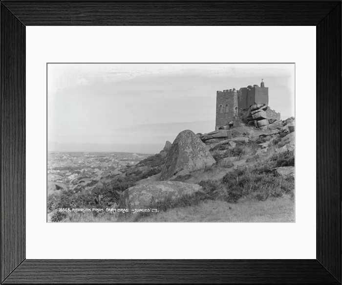 Framed Print : Redruth from Carn Brae Framed Print : Redruth from Carn Brae