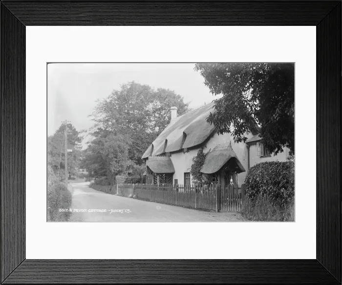 Framed Print : A Devon Cottage Framed Print : A Devon Cottage