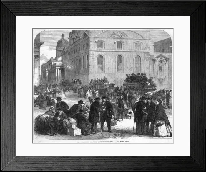 Framed Print : Greenwich Pensioners Framed Print : Greenwich Pensioners