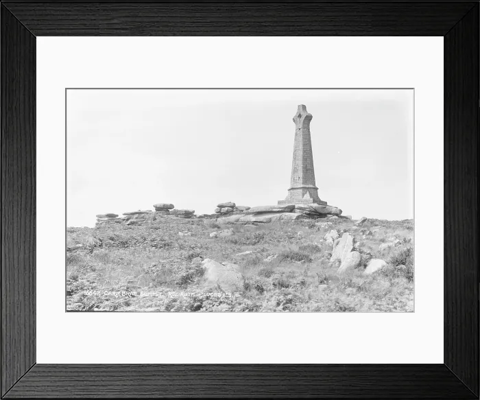 Framed Print : Carn Brae Summit Monument Framed Print : Carn Brae Summit Monument