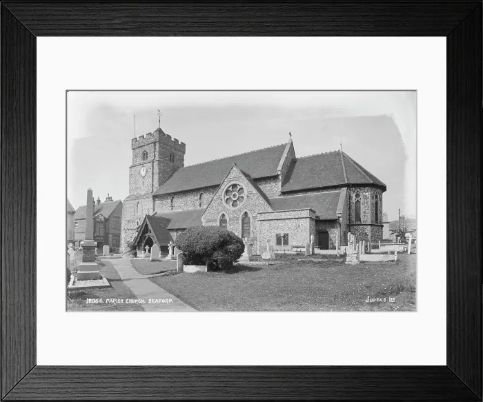 Framed Print : Parish Church of Seaford Framed Print : Parish Church of Seaford
