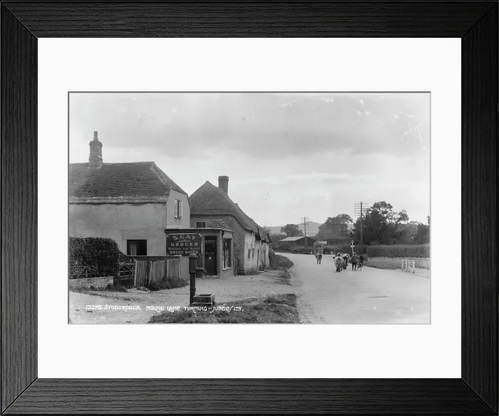 Framed Print : Stoborough Village Scene Framed Print : Stoborough Village Scene