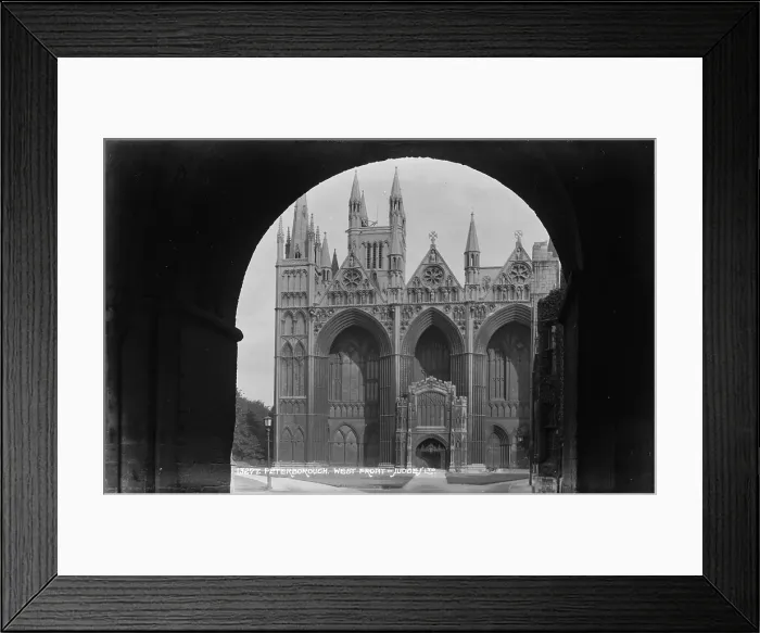 Framed Print : West Front of Peterborough Cathedral Framed Print : West Front of Peterborough Cathedral