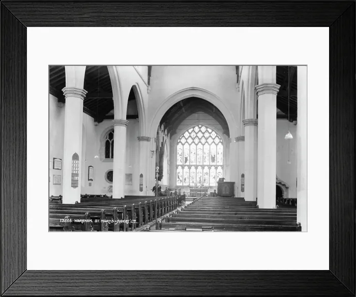 Framed Print : Interior of St. Mary's Church Framed Print : Interior of St. Mary's Church
