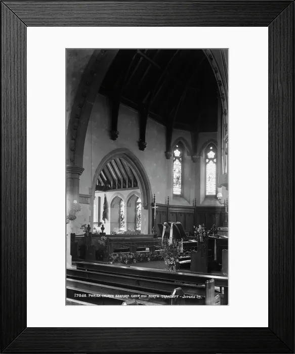 Framed Print : Interior of Parish Church, Seaford