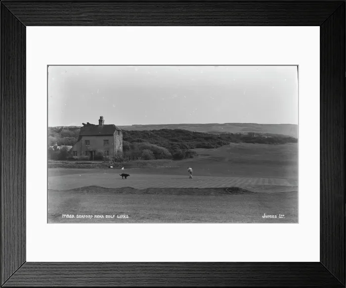 Framed Print : Seaford Head Golf Links Framed Print : Seaford Head Golf Links