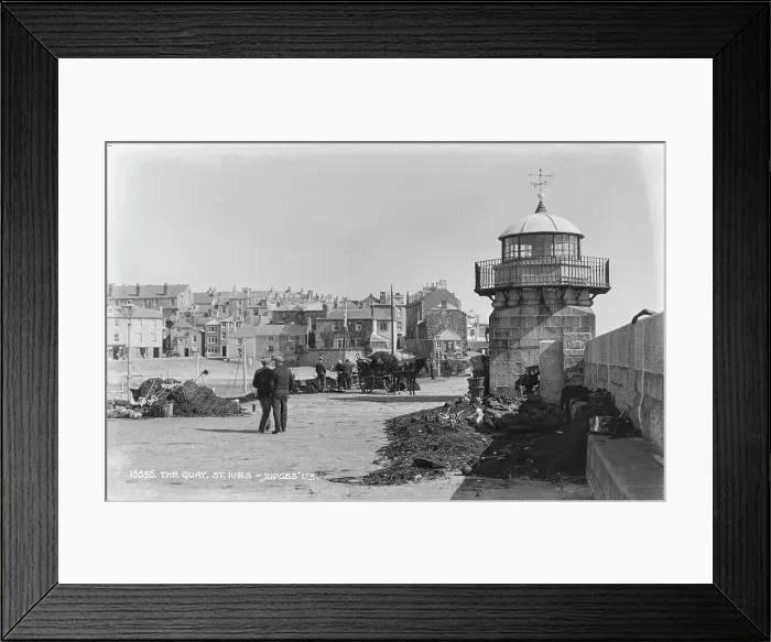 Framed Print : The Quay, St. Ives Framed Print : The Quay, St. Ives