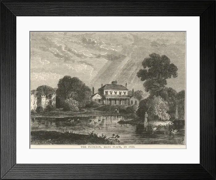 Framed Print : London Hans Place Framed Print : London Hans Place