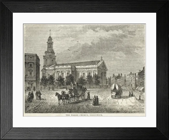 Framed Print : Greenwich St Alphege Framed Print : Greenwich St Alphege