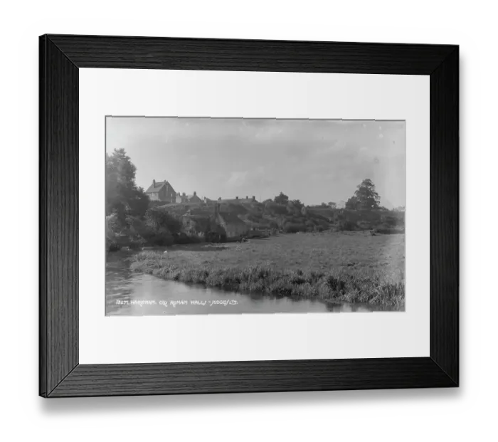Framed Print : Old Roman Wall in Wareham Framed Print : Old Roman Wall in Wareham