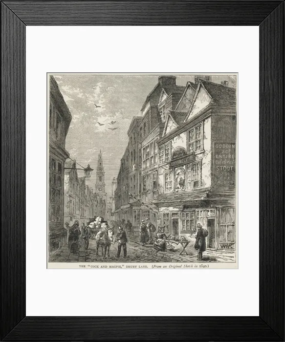 Framed Print : DRURY LANE Framed Print : DRURY LANE