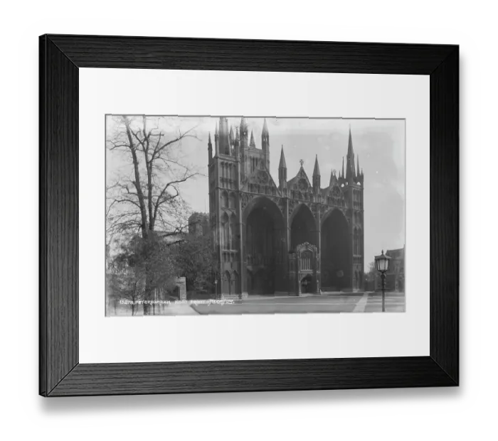 Framed Print : West Front of Peterborough Cathedral Framed Print : West Front of Peterborough Cathedral