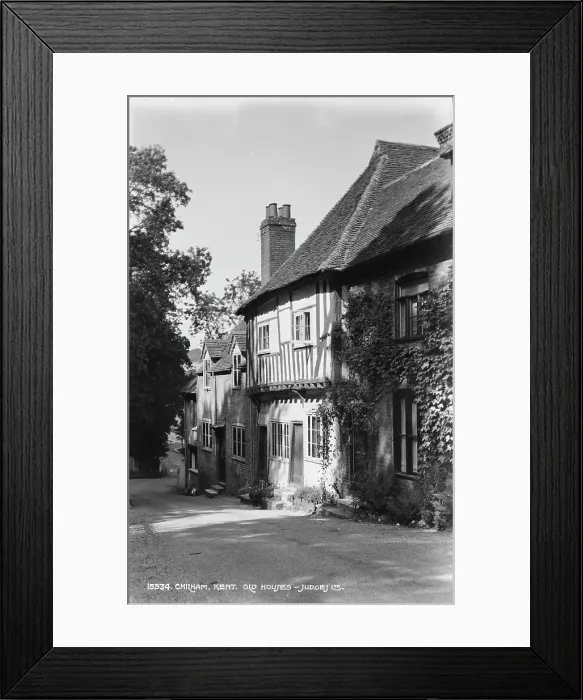 Framed Print : Old Houses in Chilham Framed Print : Old Houses in Chilham