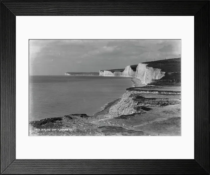 Framed Print : Birling Gap Cliffs Framed Print : Birling Gap Cliffs