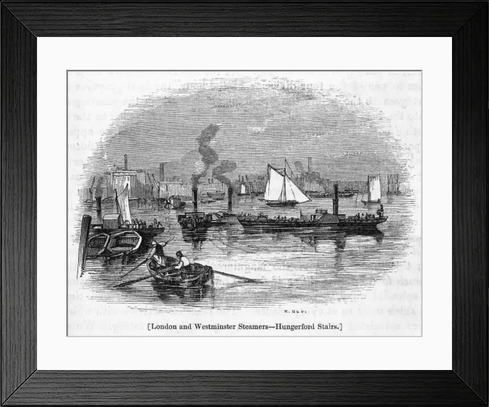 Framed Print : Hungerford Stairs Framed Print : Hungerford Stairs