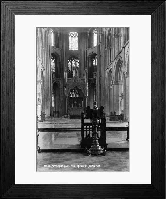Framed Print : The Reredos of Peterborough Cathedral Framed Print : The Reredos of Peterborough Cathedral
