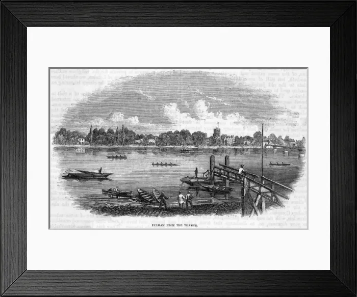 Framed Print : Fulham View Framed Print : Fulham View