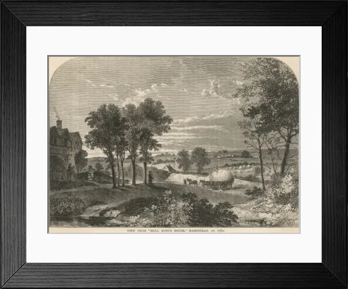 Framed Print : Hampstead 1760 Framed Print : Hampstead 1760