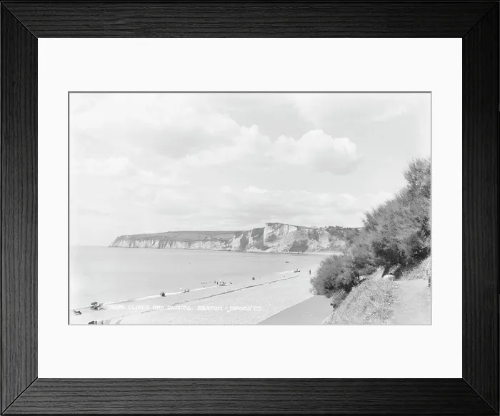 Framed Print : Cliffs and Clouds at Seaton Framed Print : Cliffs and Clouds at Seaton