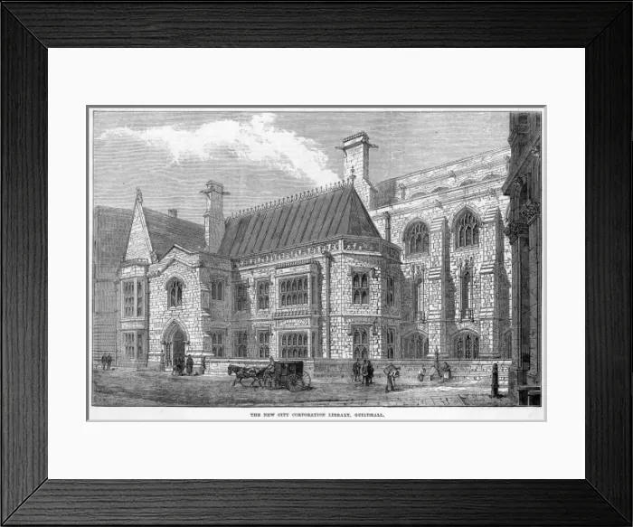 Framed Print : Guildhall Library Framed Print : Guildhall Library