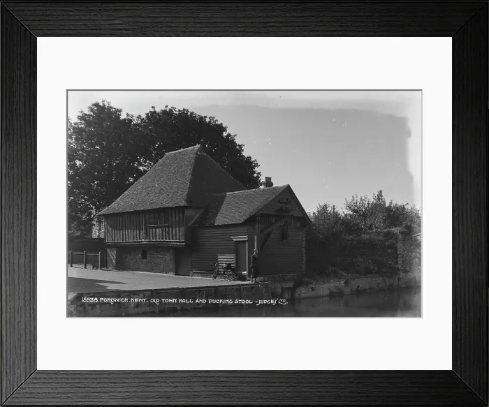 Framed Print : Old Town Hall and Ducking Stool Framed Print : Old Town Hall and Ducking Stool