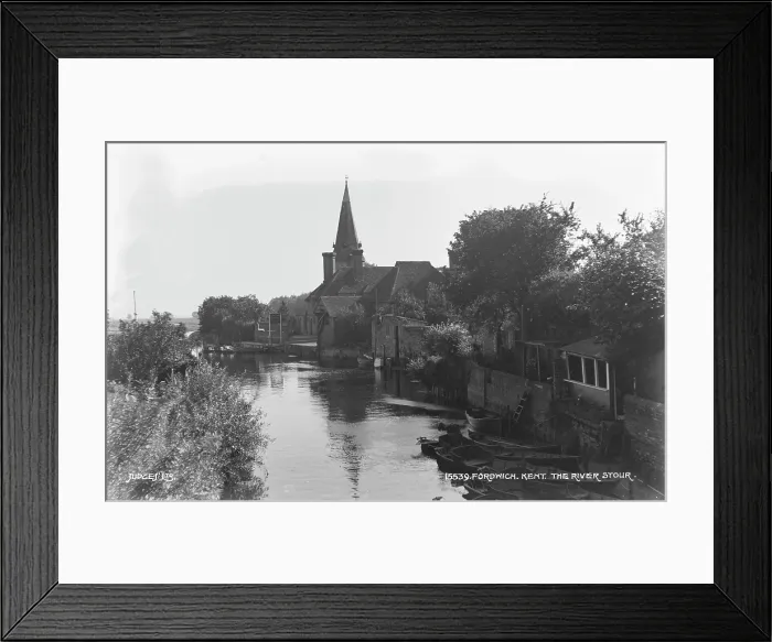 Framed Print : The River Stour in Fordwich Framed Print : The River Stour in Fordwich