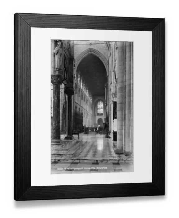 Framed Print : Interior of Peterborough Cathedral Framed Print : Interior of Peterborough Cathedral