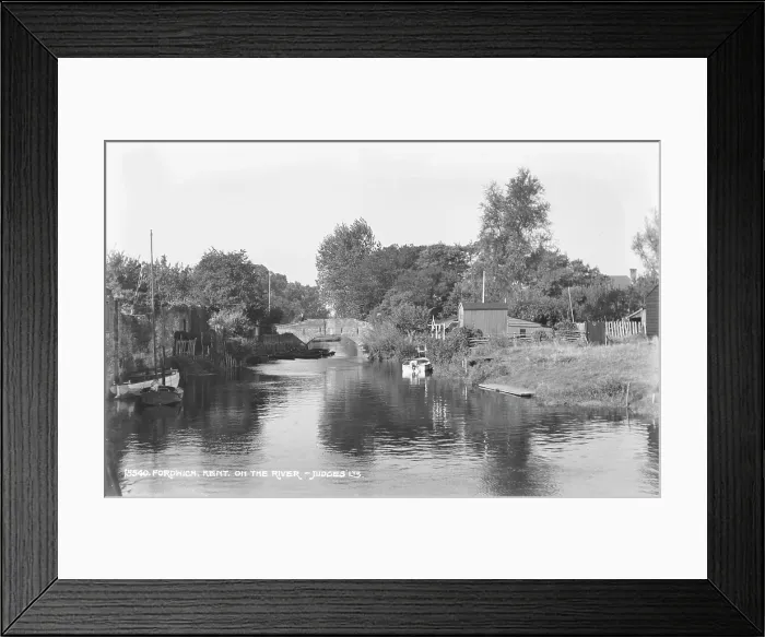 Framed Print : Scenic View of Fordwich on the River