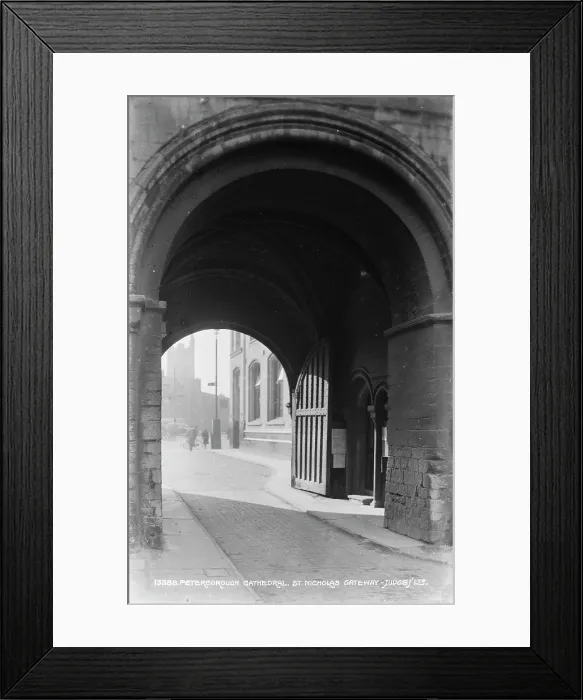 Framed Print : St. Nicholas Gateway, Peterborough Cathedral Framed Print : St. Nicholas Gateway, Peterborough Cathedral