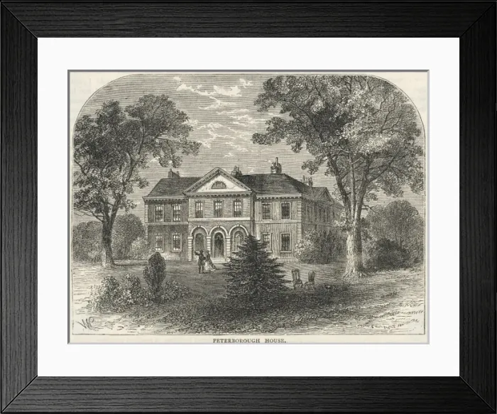Framed Print : Peterborough House Framed Print : Peterborough House