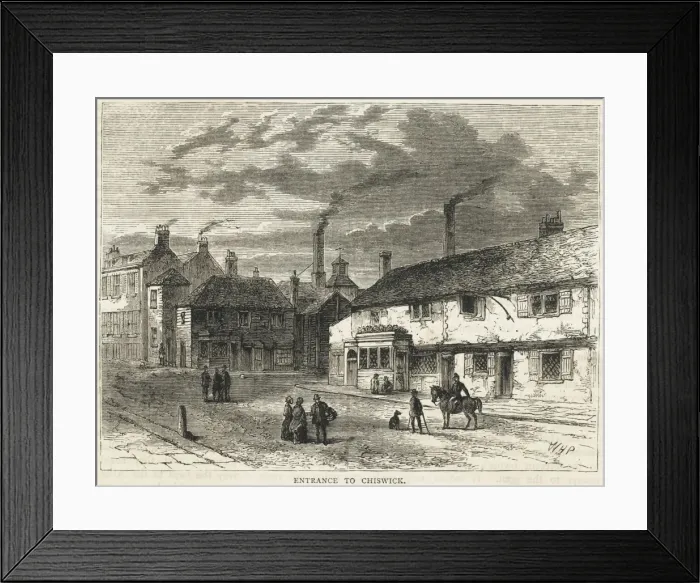 Framed Print : CHISWICK. The entrance to Chiswick (or the exit, depending on which way you re headed) Framed Print : CHISWICK. The entrance to Chiswick (or the exit, depending on which way you re headed)
