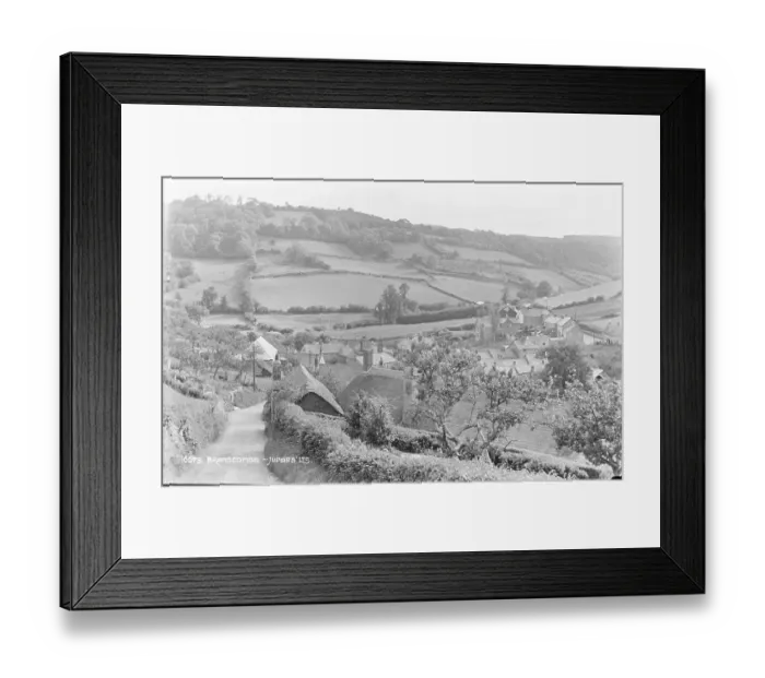 Framed Print : Scenic View of Branscombe Framed Print : Scenic View of Branscombe
