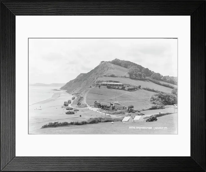 Framed Print : Branscombe Beach and Cliffs Framed Print : Branscombe Beach and Cliffs