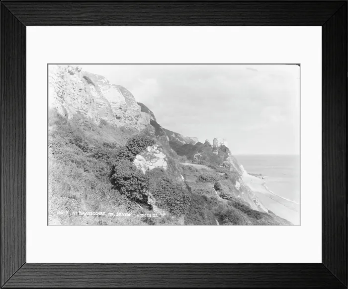 Framed Print : Coastal Cliffs at Branscombe Framed Print : Coastal Cliffs at Branscombe