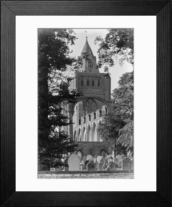 Framed Print : Crowland Abbey East End Framed Print : Crowland Abbey East End