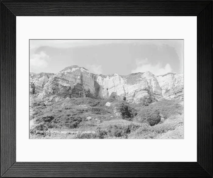 Framed Print : The Cliffs at Branscombe Framed Print : The Cliffs at Branscombe