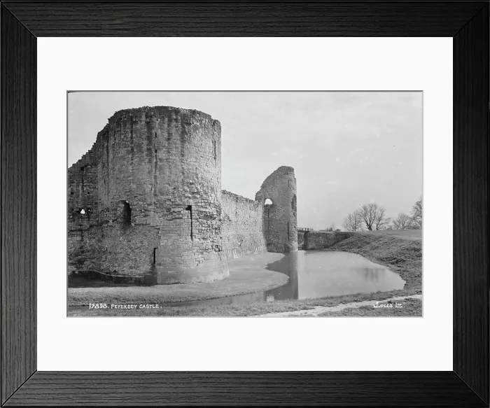 Framed Print : Pevensey Castle Ruins Framed Print : Pevensey Castle Ruins