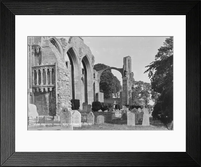 Framed Print : Ruins of Crowland Abbey Framed Print : Ruins of Crowland Abbey