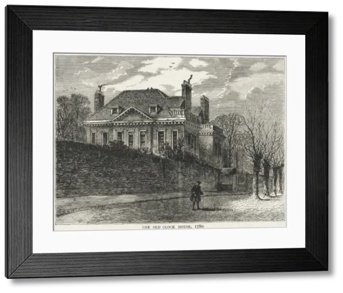 Framed Print : Hampstead Clock Hse Framed Print : Hampstead Clock Hse