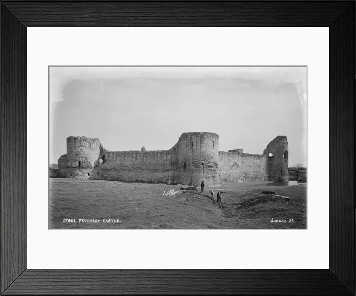 Framed Print : Pevensey Castle Ruins Framed Print : Pevensey Castle Ruins